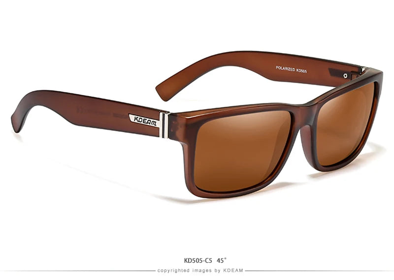 KDEAM Revamp Of Sport Men Sunglasses Polarized Shockingly Colors Sun Glasses Outdoor Driving Photochromic Sunglass With Box - chinatopmarket