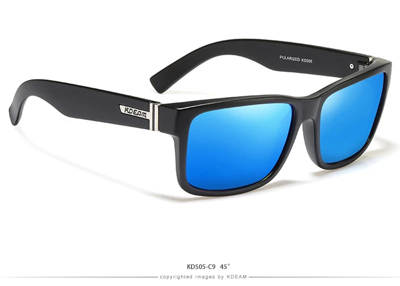 KDEAM Revamp Of Sport Men Sunglasses Polarized Shockingly Colors Sun Glasses Outdoor Driving Photochromic Sunglass With Box - chinatopmarket
