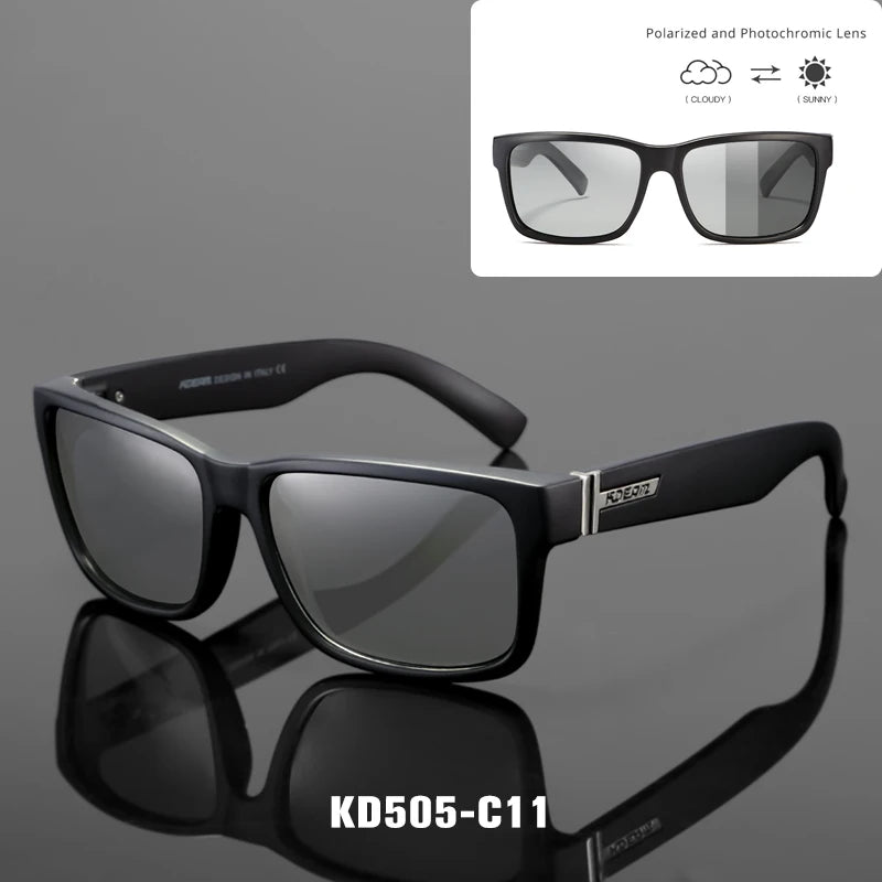 KDEAM Revamp Of Sport Men Sunglasses Polarized Shockingly Colors Sun Glasses Outdoor Driving Photochromic Sunglass With Box - chinatopmarket