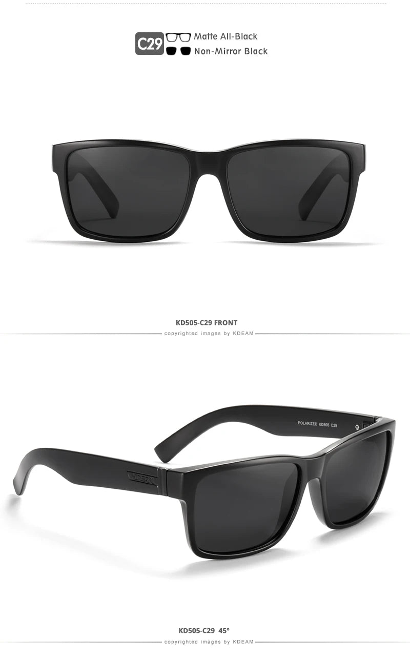 KDEAM Revamp Of Sport Men Sunglasses Polarized Shockingly Colors Sun Glasses Outdoor Driving Photochromic Sunglass With Box - chinatopmarket