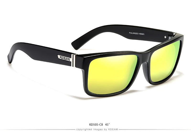 KDEAM Revamp Of Sport Men Sunglasses Polarized Shockingly Colors Sun Glasses Outdoor Driving Photochromic Sunglass With Box - chinatopmarket