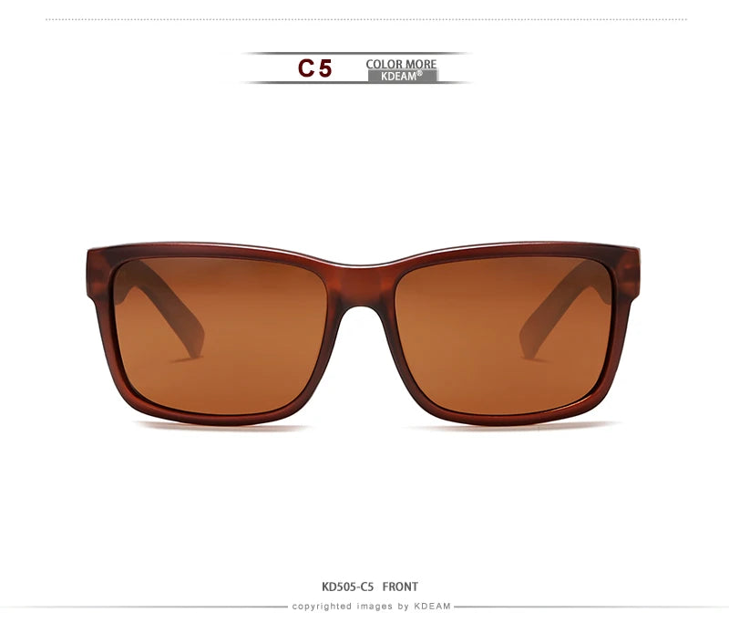 KDEAM Revamp Of Sport Men Sunglasses Polarized Shockingly Colors Sun Glasses Outdoor Driving Photochromic Sunglass With Box - chinatopmarket