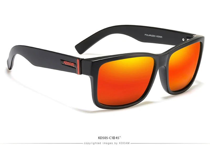 KDEAM Revamp Of Sport Men Sunglasses Polarized Shockingly Colors Sun Glasses Outdoor Driving Photochromic Sunglass With Box - chinatopmarket