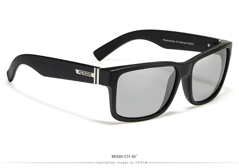 KDEAM Revamp Of Sport Men Sunglasses Polarized Shockingly Colors Sun Glasses Outdoor Driving Photochromic Sunglass With Box - chinatopmarket
