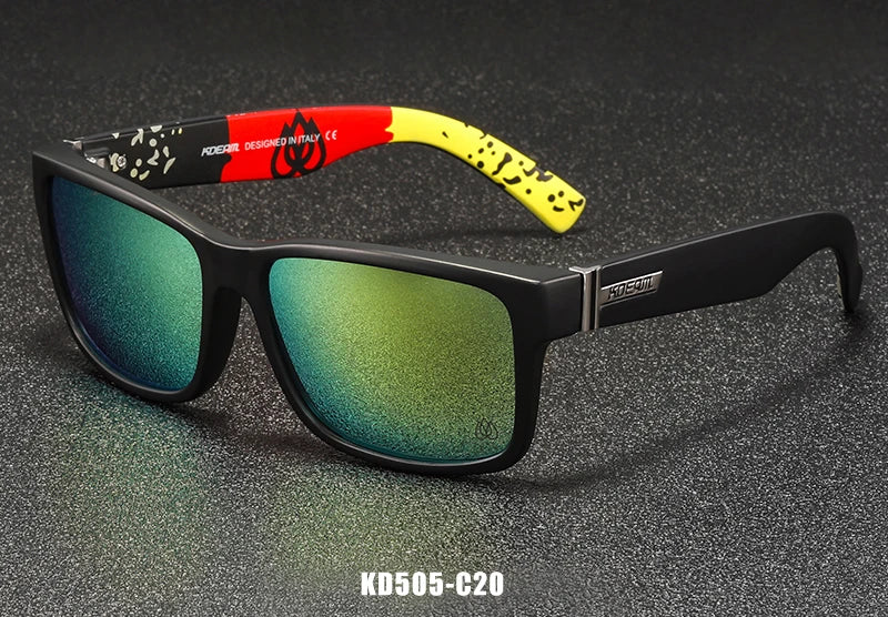 KDEAM Revamp Of Sport Men Sunglasses Polarized Shockingly Colors Sun Glasses Outdoor Driving Photochromic Sunglass With Box - chinatopmarket