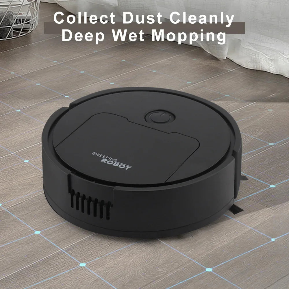 Fully Automatic Sweeping Robot Suction And Sweeping Mop Household Lazy Person Intelligent Three In One Sweeping Machine - chinatopmarket