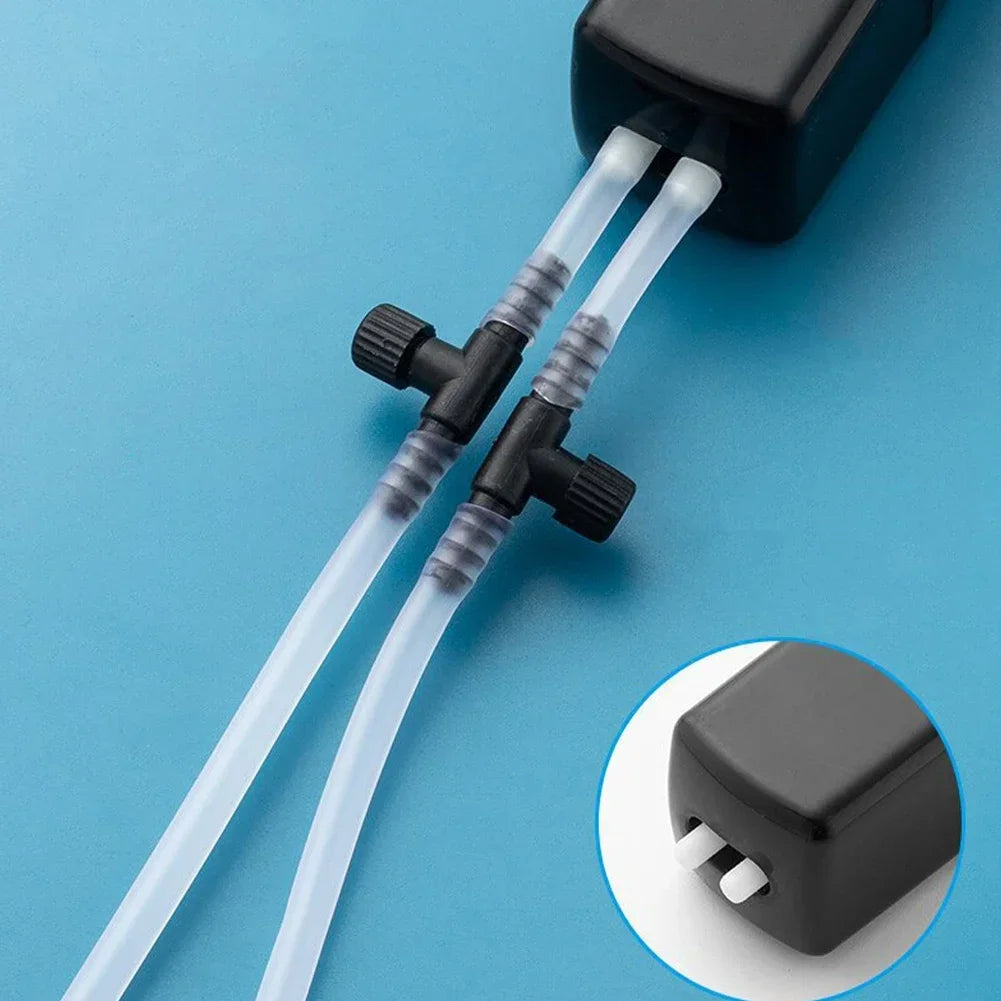 Mini Aquarium Air Pump Kit Oxygen Pump with Air Stone,Silent High Energy Efficient,USB Aquarium Filter, Fishing Tank Accessories - chinatopmarket