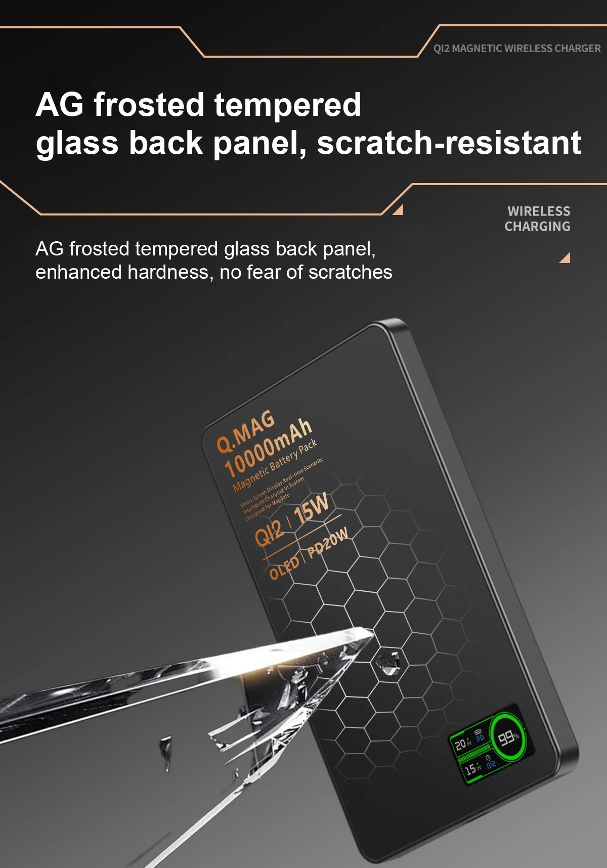 QI 2.1 Magnetic Powerbank Wireless Fast Charing Spare Portable External Battery for iPhone 12-17 Pro Watch Airpods 5000/10000mAh - chinatopmarket