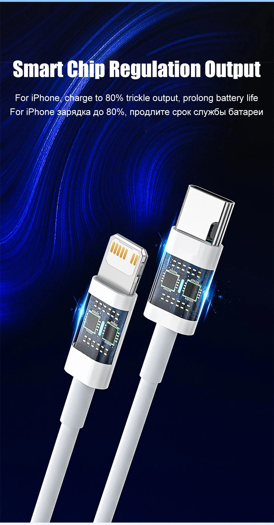 PD 30W USB Cable For Apple iPhone 15 14 13 12 11 Pro Max 7 8 Plus XS X XR Fast Charging USB C Cable Charge Date Wire Accessories - chinatopmarket