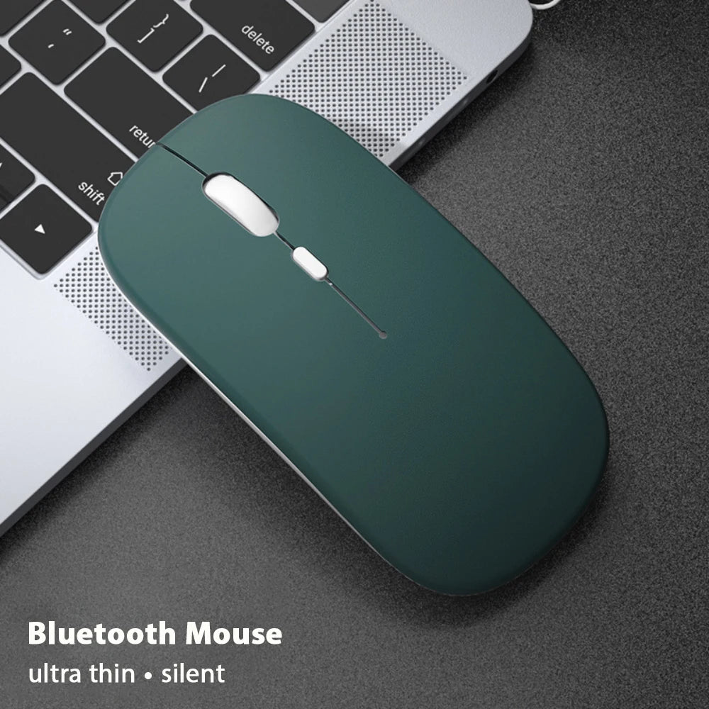 Silent Bluetooth Mouse Marcaron Computer Laptop Optical Mouse Wireless for iPad Samsung Tablet Universal Mice Noiseless - chinatopmarket