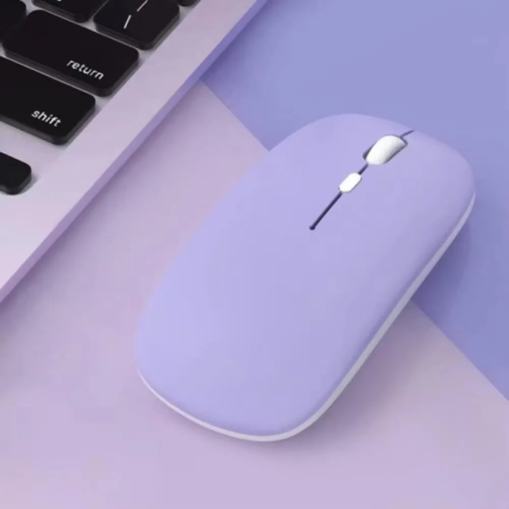Silent Bluetooth Mouse Marcaron Computer Laptop Optical Mouse Wireless for iPad Samsung Tablet Universal Mice Noiseless - chinatopmarket
