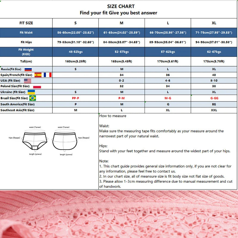 3PCS/Set Women Cotton Panties Sexy Low Rise Lace Brazilian Panties Hollow Out Soft Breathable Lingerie Female Bow Underwear S-XL - chinatopmarket