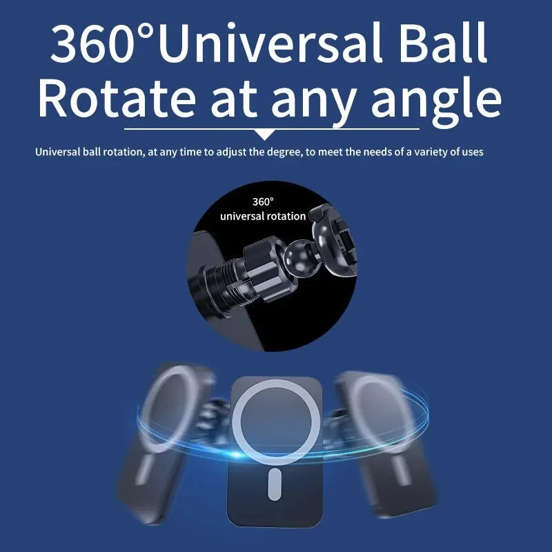30W Magnetic Car Wireless Charger For iPhone 15 14 13 12 Pro Max Mini Macsafe Car Phone Holder Stand Mount Fast Charging Station - chinatopmarket