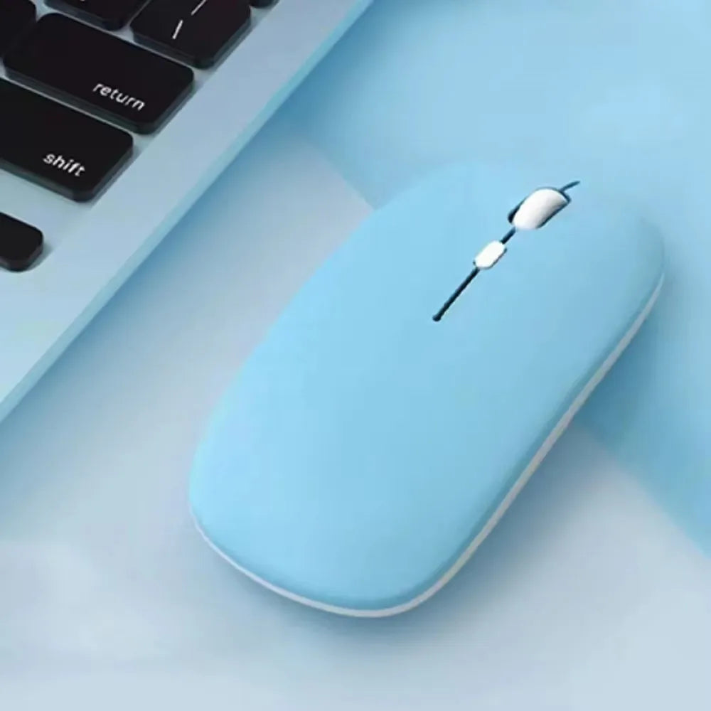 Silent Bluetooth Mouse Marcaron Computer Laptop Optical Mouse Wireless for iPad Samsung Tablet Universal Mice Noiseless - chinatopmarket