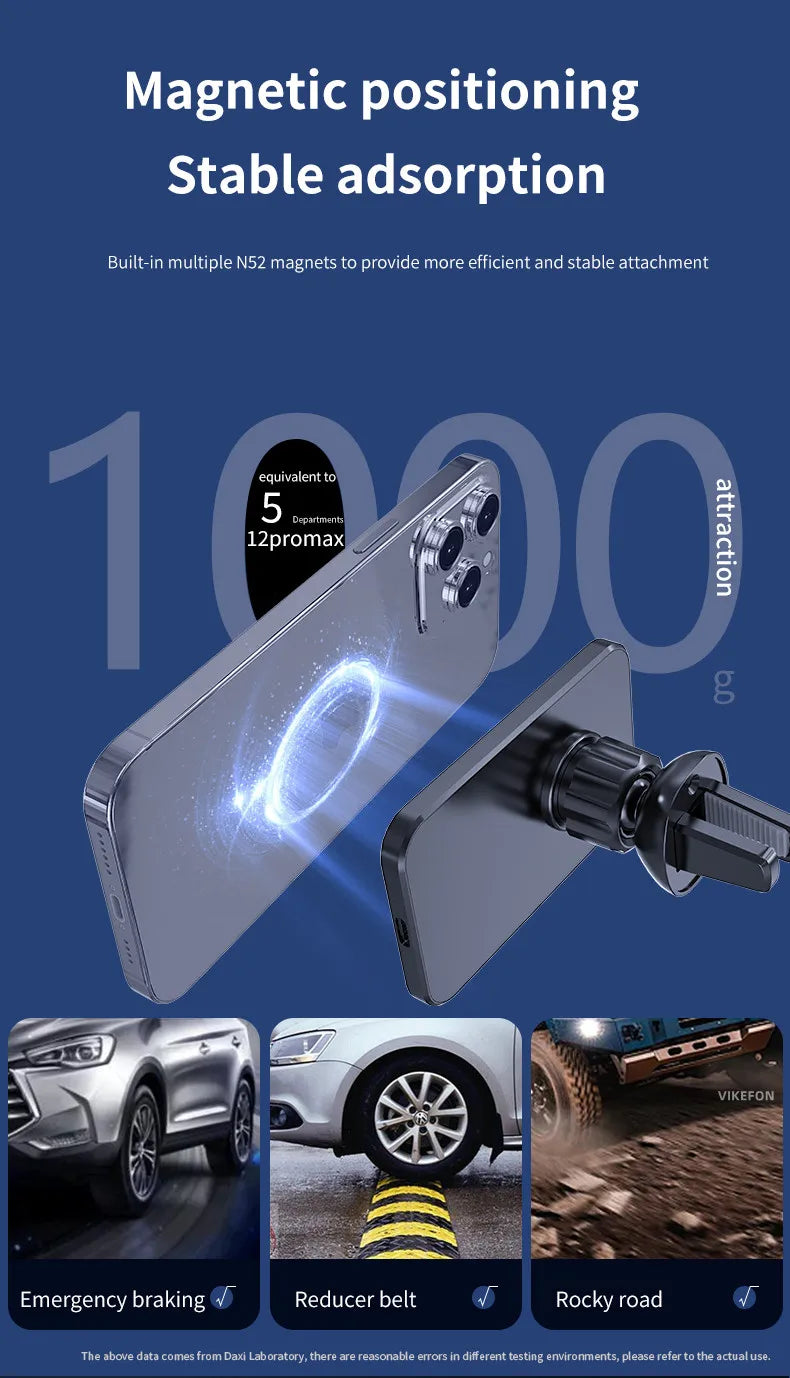 30W Magnetic Car Wireless Charger For iPhone 15 14 13 12 Pro Max Mini Macsafe Car Phone Holder Stand Mount Fast Charging Station - chinatopmarket
