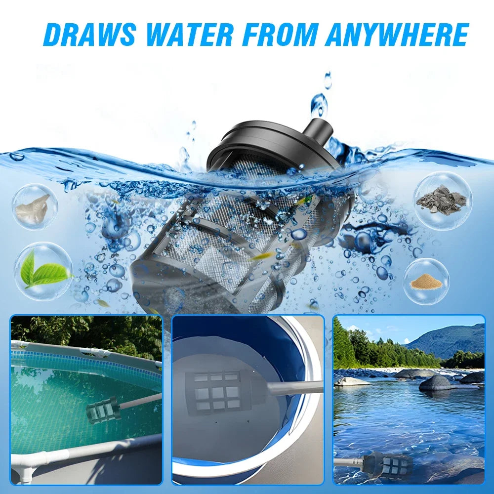 Wireless High Pressure Car Washer 30000mAh Car Wash Water Machine Gun With Li-ion Battery Self Priming Sustain Washing - chinatopmarket