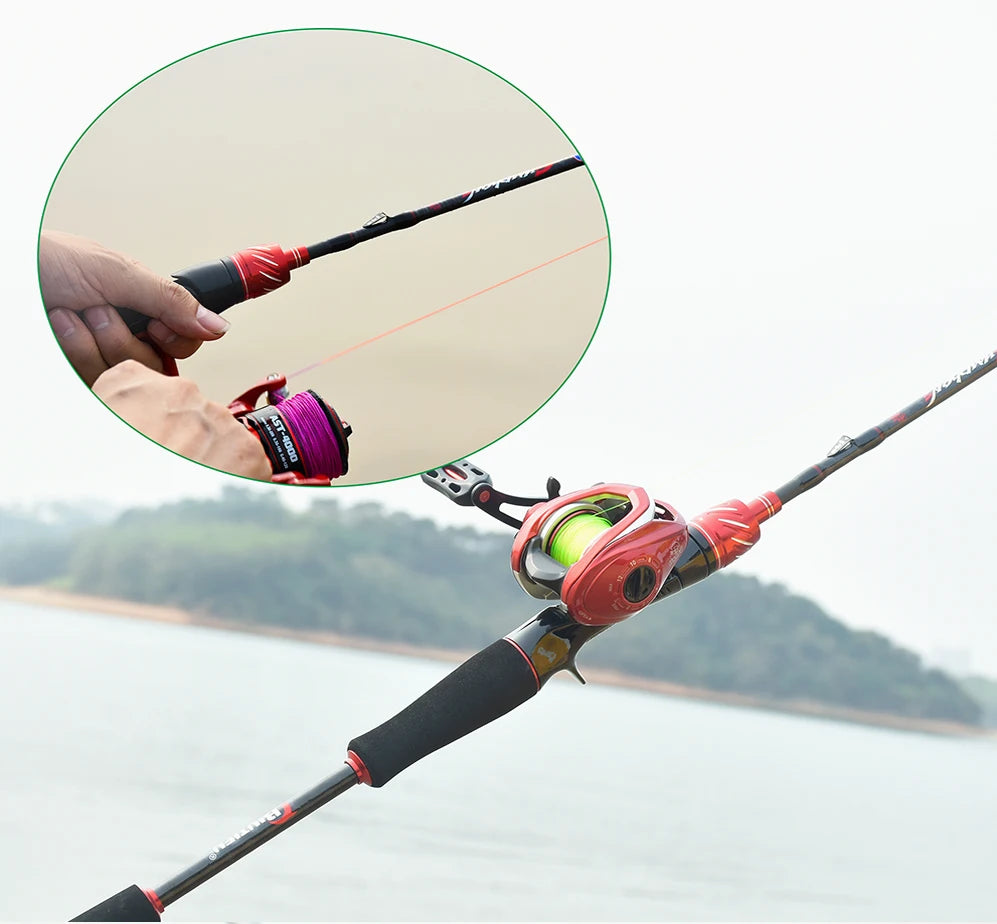 BIUTIFU Traveller Spinning Casting Fuji Lure Mini Rock Fishing Rod 1.8/2.1/2.4/2.7/3.0m Carbon Baitcasting PHISHGER Fast 5-42g - chinatopmarket