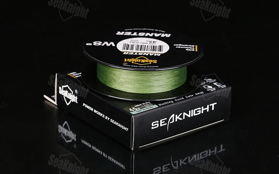 SeaKnight Brand W8 II Series Fishing Lines 8 Weaves 500m 300m 150m Upgrade Strong Braided PE Line for Seawater fishing 15-100LBs - chinatopmarket