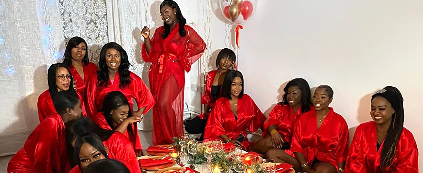 RB032 2018 New Silk Kimono Robe Bathrobe Women Silk Bridesmaid Robes Sexy Navy Blue Robes Satin Robe Ladies Dressing Gowns - chinatopmarket