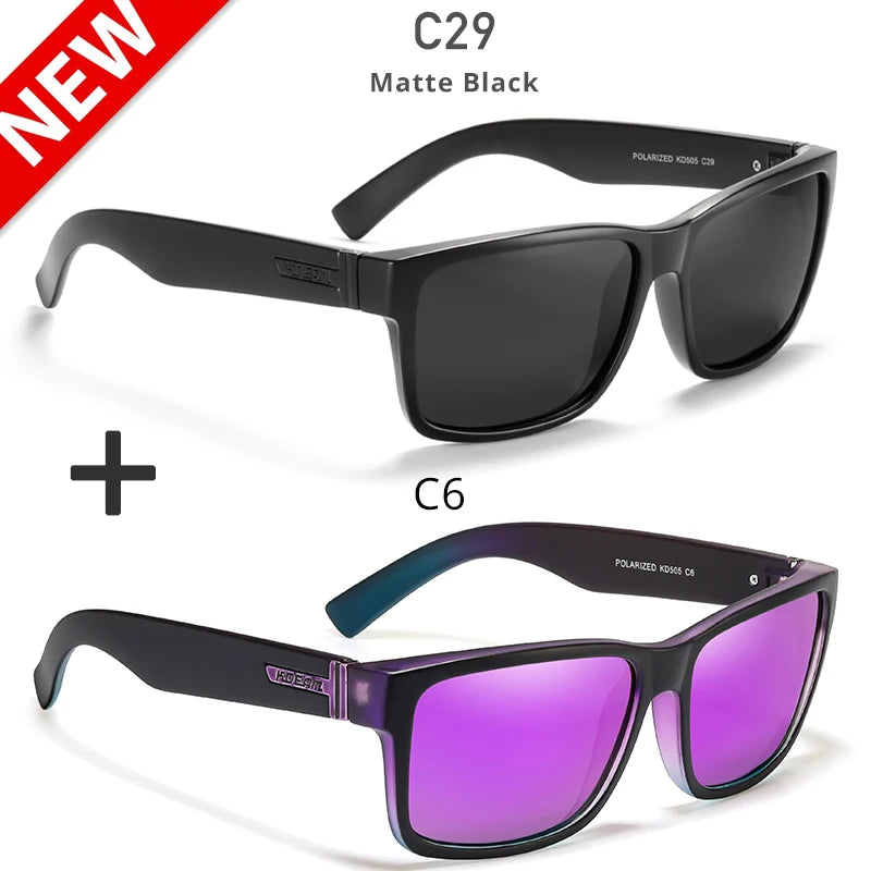 KDEAM Revamp Of Sport Men Sunglasses Polarized Shockingly Colors Sun Glasses Outdoor Driving Photochromic Sunglass With Box - chinatopmarket