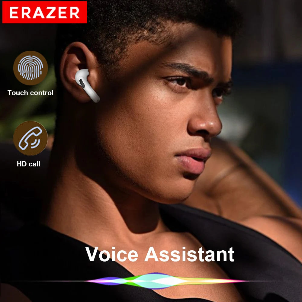 Choice ERAZER Airs Pro Wireless Bluetooth Earphones Touch Screen Headphones HiFi Earbuds ANC Noise Reduction Headsets HD Call