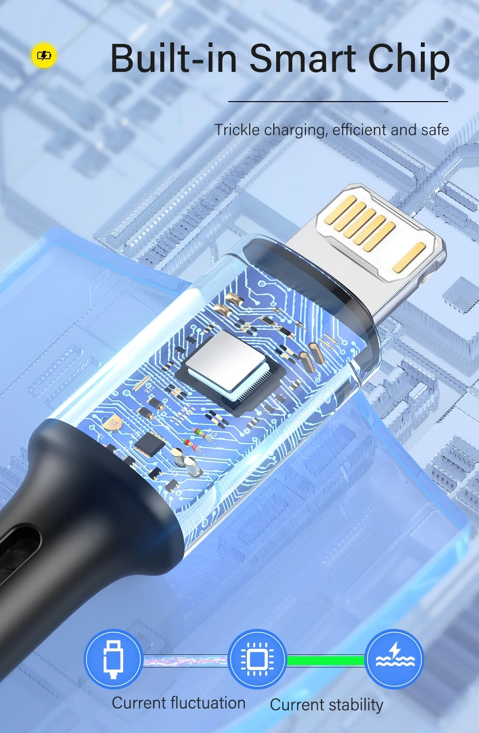 Quick Charge USB Cable For iPhone 12 13 14 11 Pro X Max 6 7 8 Plus 5 SE iPad Origin Mobile Phone Cord Data Charger Wire 3m - chinatopmarket