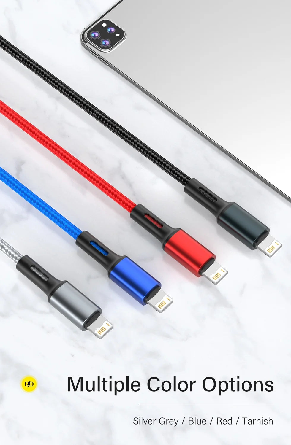 Quick Charge USB Cable For iPhone 12 13 14 11 Pro X Max 6 7 8 Plus 5 SE iPad Origin Mobile Phone Cord Data Charger Wire 3m - chinatopmarket
