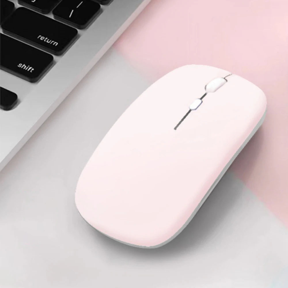 Silent Bluetooth Mouse Marcaron Computer Laptop Optical Mouse Wireless for iPad Samsung Tablet Universal Mice Noiseless - chinatopmarket