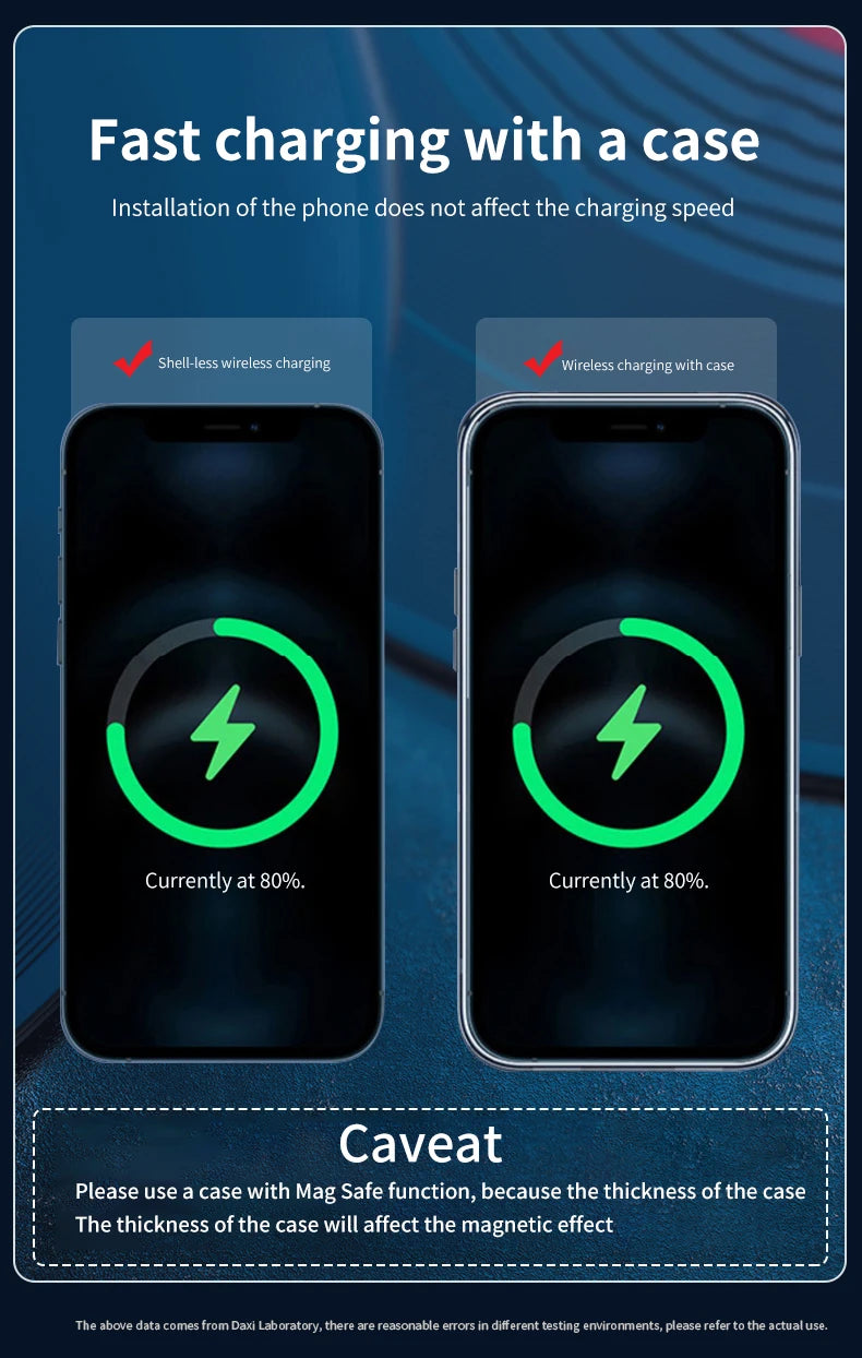 30W Magnetic Car Wireless Charger For iPhone 15 14 13 12 Pro Max Mini Macsafe Car Phone Holder Stand Mount Fast Charging Station - chinatopmarket