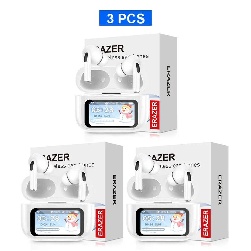 Choice ERAZER Airs Pro Wireless Bluetooth Earphones Touch Screen Headphones HiFi Earbuds ANC Noise Reduction Headsets HD Call