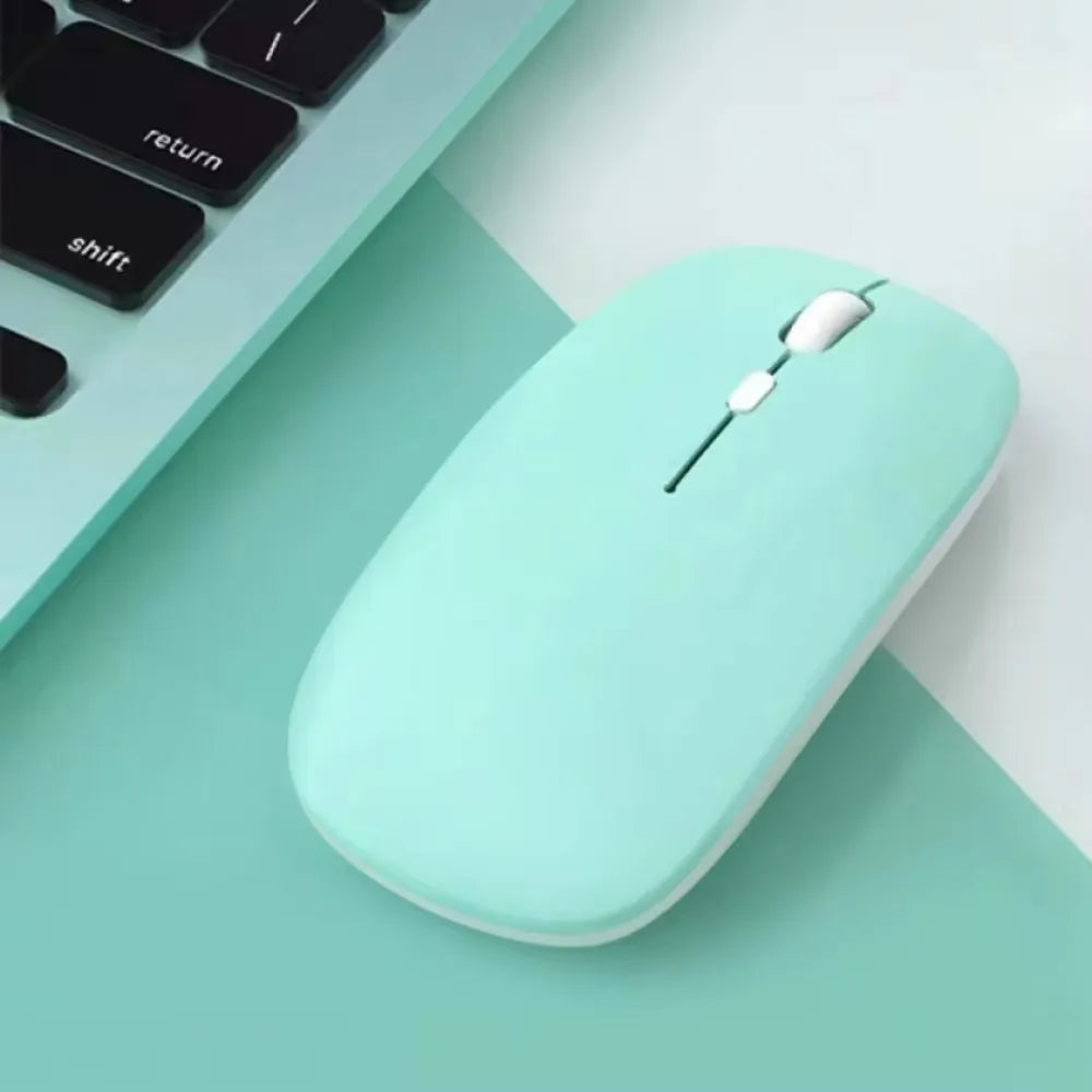 Silent Bluetooth Mouse Marcaron Computer Laptop Optical Mouse Wireless for iPad Samsung Tablet Universal Mice Noiseless - chinatopmarket