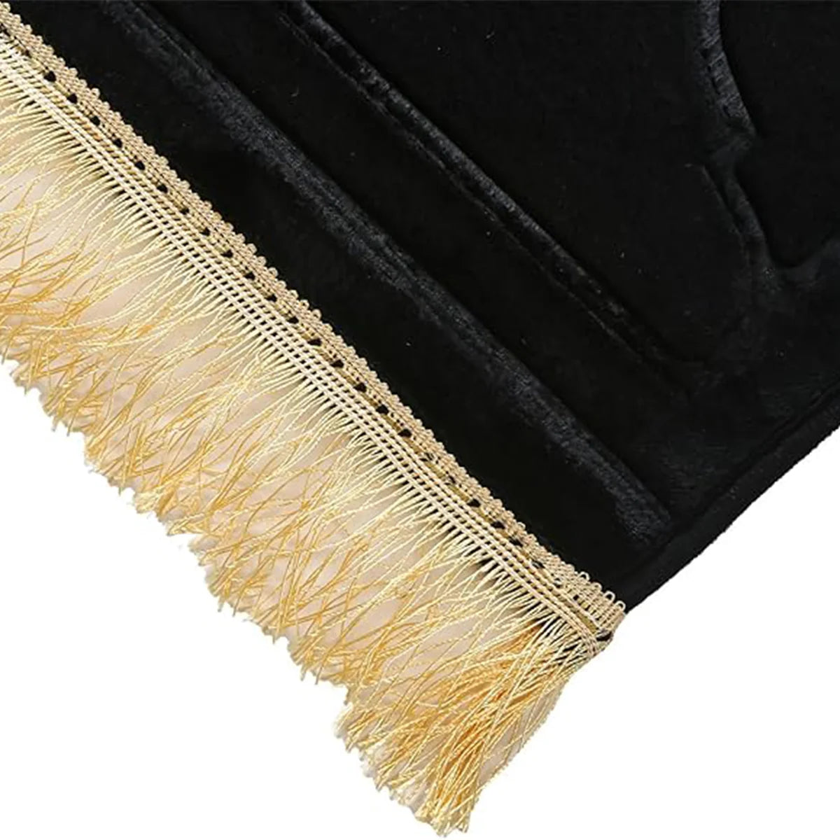 Thickened Printed Prayer Mat Plush With Tassel Flannel Irregular Prayer Mat - chinatopmarket