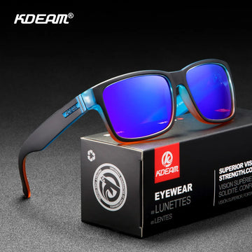 KDEAM Revamp Of Sport Men Sunglasses Polarized Shockingly Colors Sun Glasses Outdoor Driving Photochromic Sunglass With Box - chinatopmarket