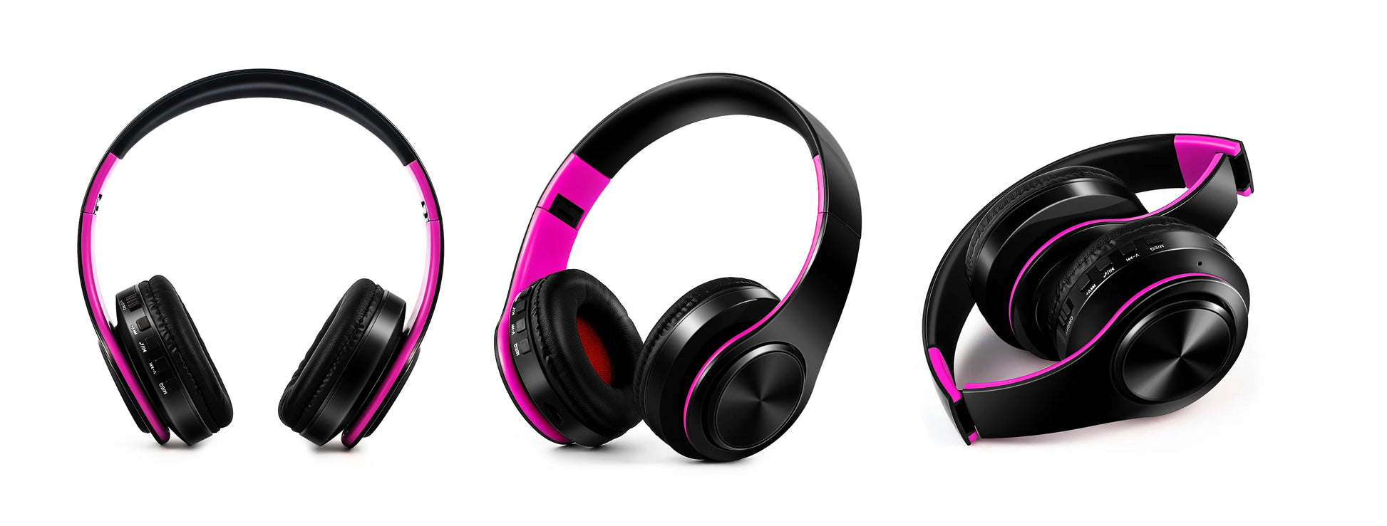 Men Gift Gold Wireless Headphones Bluetooth Earphone Stereo Headset Game with Build-in MIC with Universal for Android and iOS - chinatopmarket