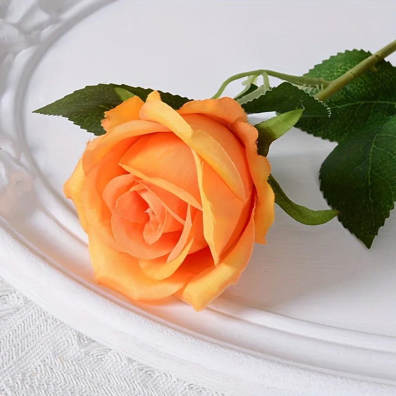 12pcs Realistic Artificial Rose Bouquet for Weddings, Birthdays, and More  for Floral Arrangements and Home Decor - chinatopmarket