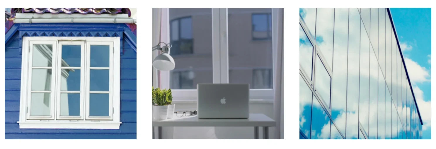 Multi-size One Way Mirror Window Film Privacy Sun Blocking Glass Sticker Heat Control Reflective Film Self Adhesive Window Tint - chinatopmarket