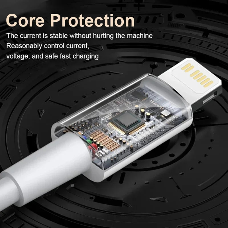 PD 30W USB Cable For Apple iPhone 15 14 13 12 11 Pro Max 7 8 Plus XS X XR Fast Charging USB C Cable Charge Date Wire Accessories - chinatopmarket