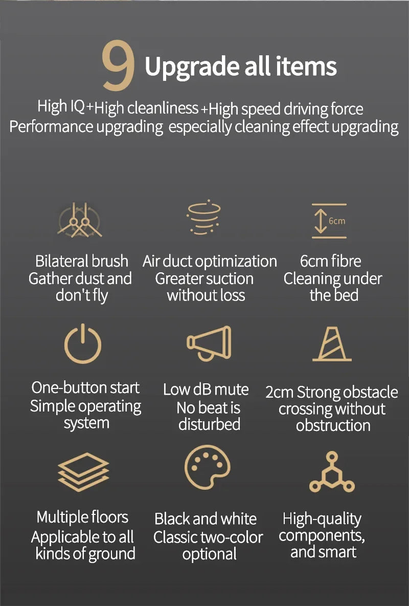 Fully Automatic Sweeping Robot Suction And Sweeping Mop Household Lazy Person Intelligent Three In One Sweeping Machine - chinatopmarket