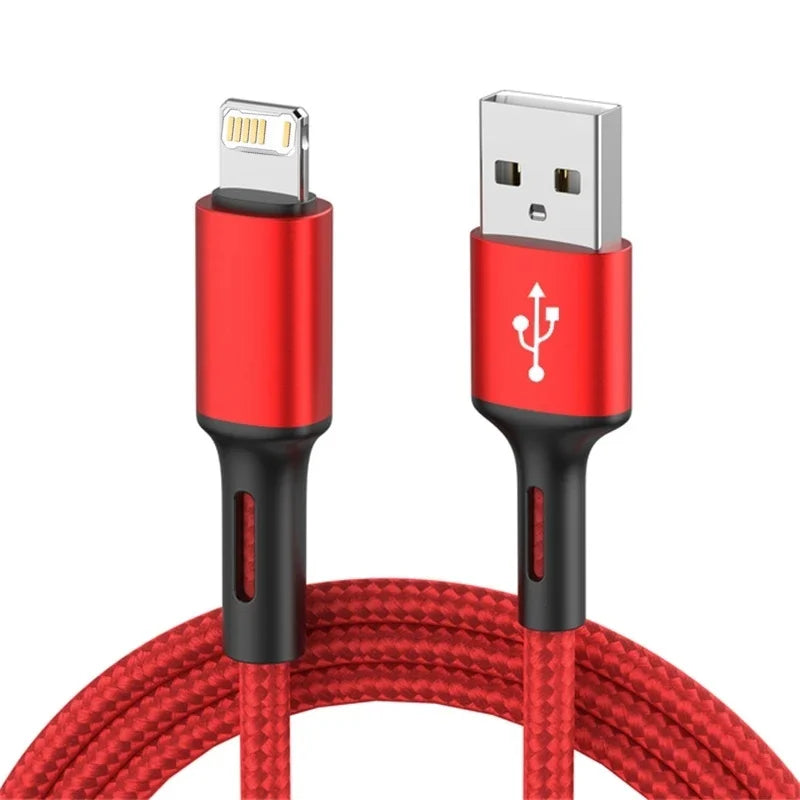 Quick Charge USB Cable For iPhone 12 13 14 11 Pro X Max 6 7 8 Plus 5 SE iPad Origin Mobile Phone Cord Data Charger Wire 3m - chinatopmarket