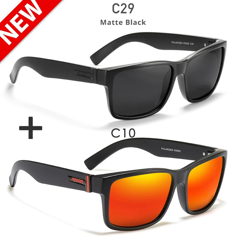 KDEAM Revamp Of Sport Men Sunglasses Polarized Shockingly Colors Sun Glasses Outdoor Driving Photochromic Sunglass With Box - chinatopmarket