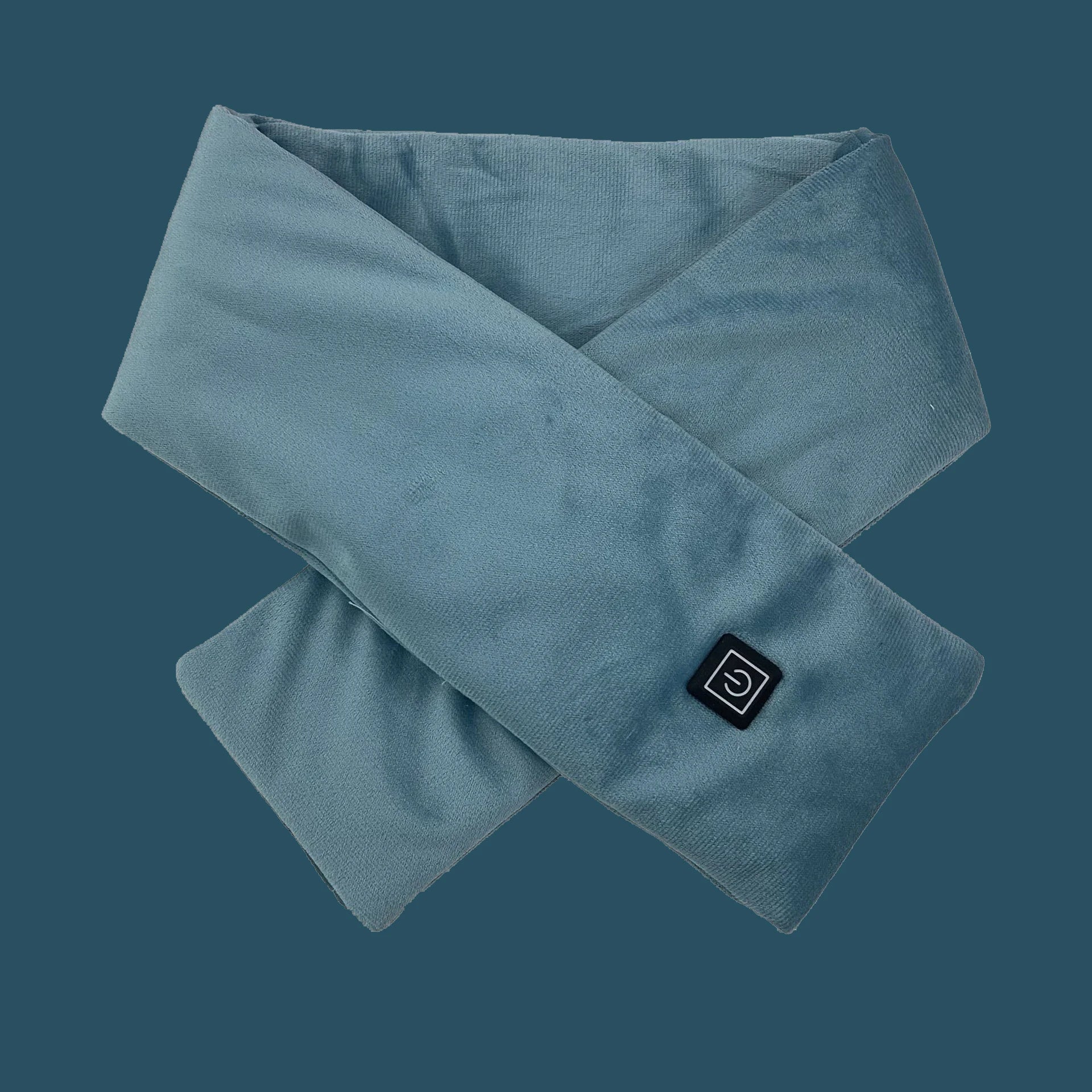 USB Women Men Heating Scarf Temperature Scarf 3 Gears Wrap Fleece Washable Electric Neck Warmer Not Inclound Battery for Camping - chinatopmarket