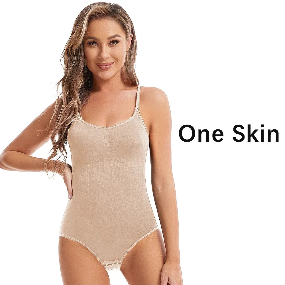 Drop Shipping Women Sexy Shapewear Seamless Slimming Butt Lifter Shaper Smooth Out Bodysuit Open Crotch High Elastic Body Suits - chinatopmarket