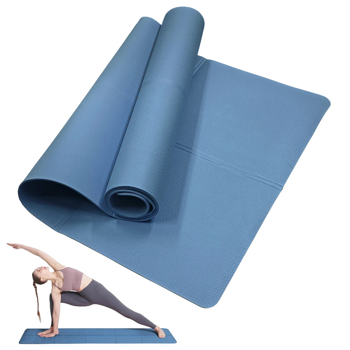 4MM Thick EVA Yoga Mats Anti-slip Sport Fitness Mat Blanket For Exercise Yoga And Pilates Gymnastics Mat Fitness Equipment - chinatopmarket