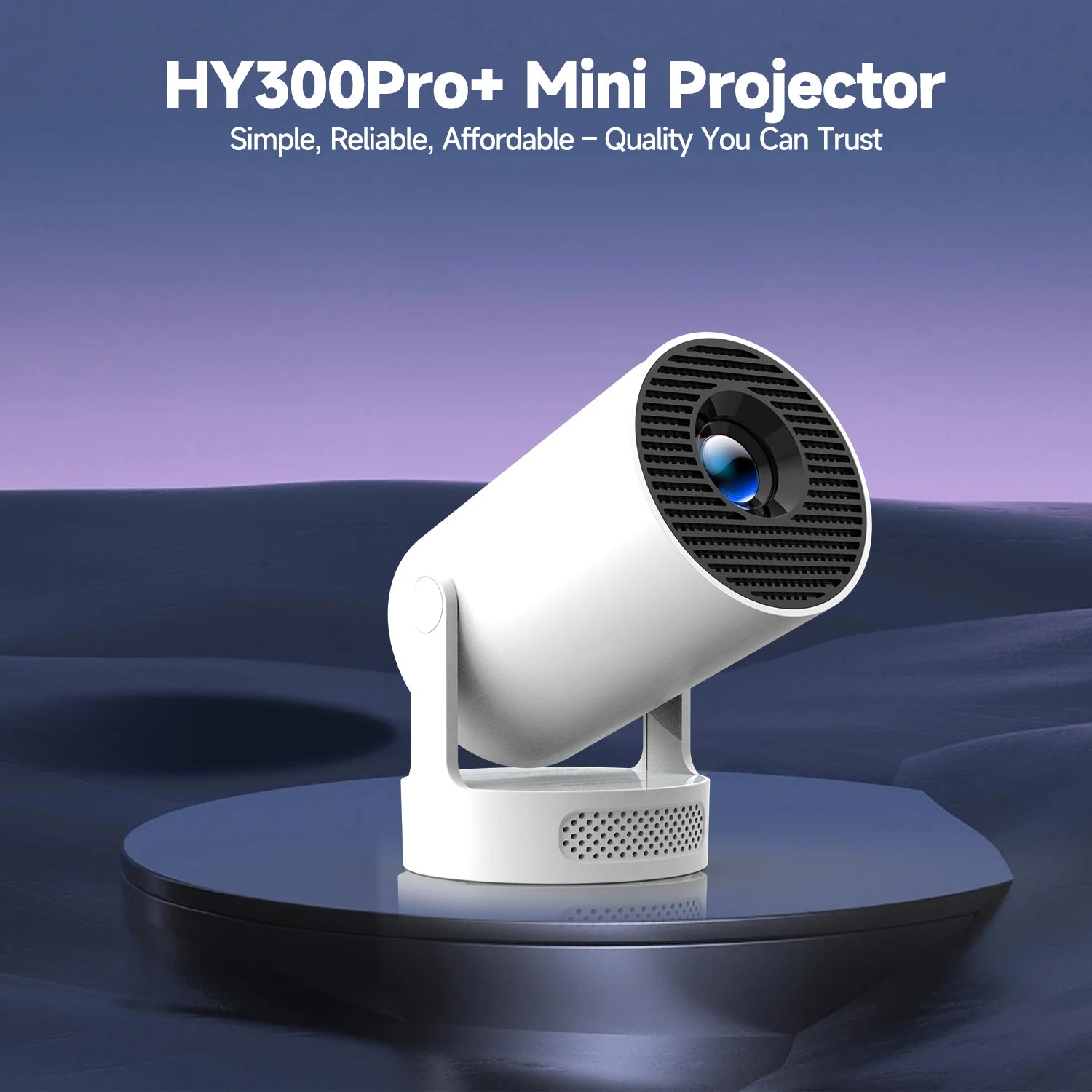 Magcubic 8K HY300 Pro + Projector Built in 5W Speaker 1280*720P Android 14 8000 Lumens Wifi6 BT5.4 Outdoor Portable Projector - chinatopmarket