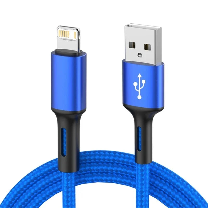 Quick Charge USB Cable For iPhone 12 13 14 11 Pro X Max 6 7 8 Plus 5 SE iPad Origin Mobile Phone Cord Data Charger Wire 3m - chinatopmarket