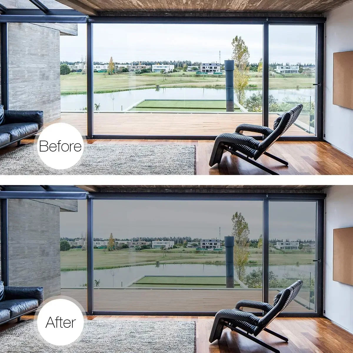 Multi-size One Way Mirror Window Film Privacy Sun Blocking Glass Sticker Heat Control Reflective Film Self Adhesive Window Tint - chinatopmarket