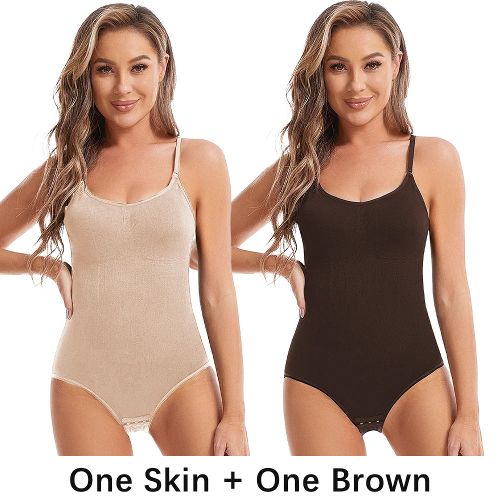 Drop Shipping Women Sexy Shapewear Seamless Slimming Butt Lifter Shaper Smooth Out Bodysuit Open Crotch High Elastic Body Suits - chinatopmarket