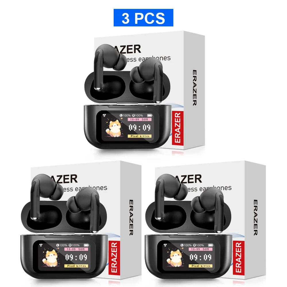 Choice ERAZER Airs Pro Wireless Bluetooth Earphones Touch Screen Headphones HiFi Earbuds ANC Noise Reduction Headsets HD Call