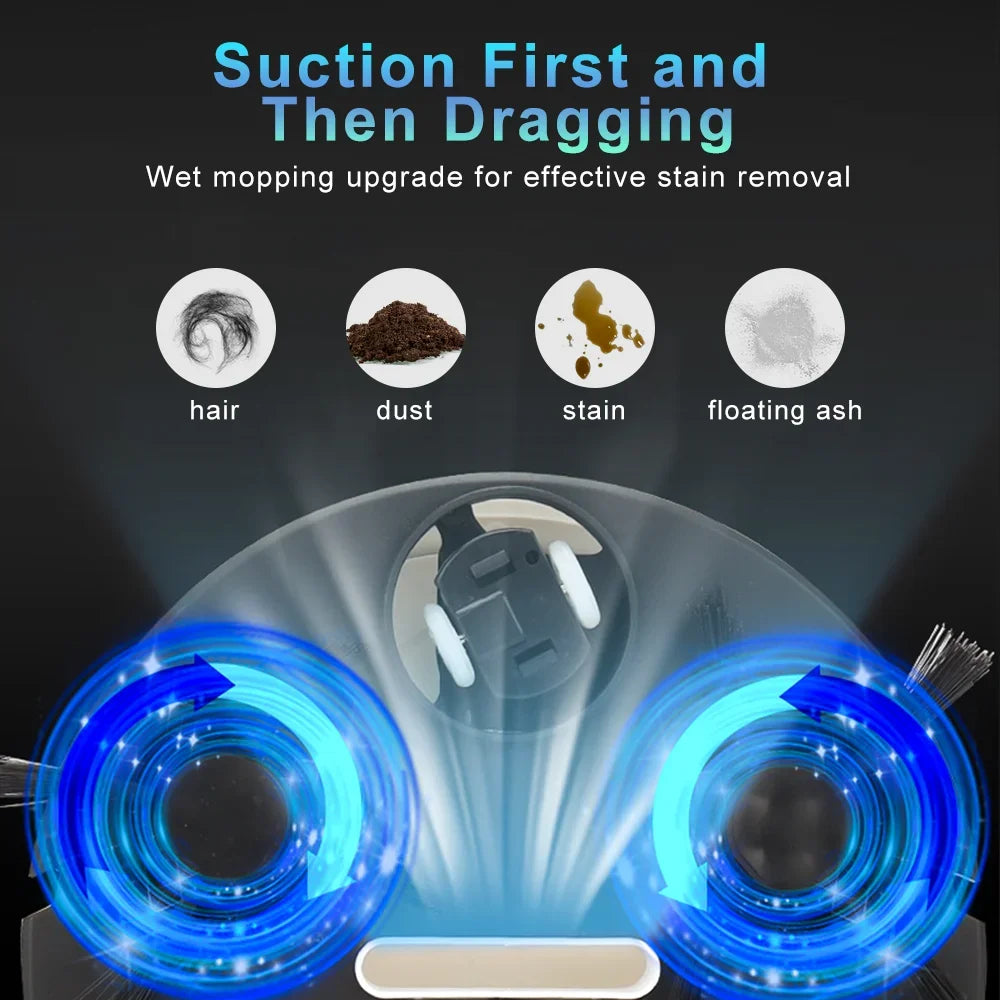 Fully Automatic Sweeping Robot Suction And Sweeping Mop Household Lazy Person Intelligent Three In One Sweeping Machine - chinatopmarket