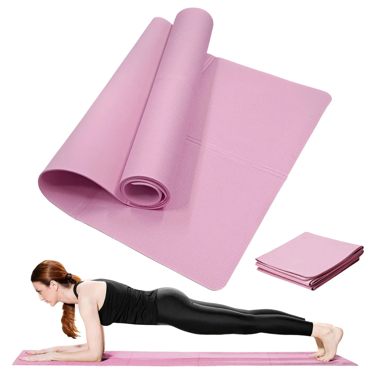 4MM Thick EVA Yoga Mats Anti-slip Sport Fitness Mat Blanket For Exercise Yoga And Pilates Gymnastics Mat Fitness Equipment - chinatopmarket